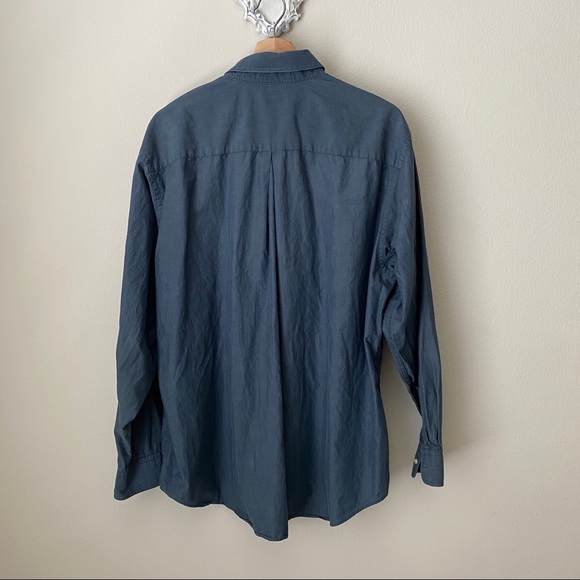 Dongali blue button down shirt - Picture 2 of 5
